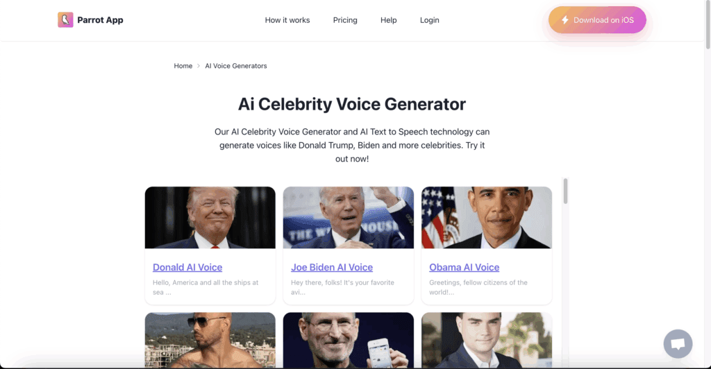 AI Celebrity Voice Changer